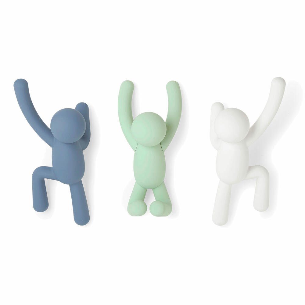Umbra Wandhaken Hooks Buddy 3 Haken Pastell, (Set, 3-St)