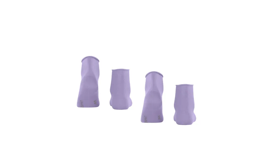 ESPRIT Damen Socken Basic Pure 2er Pack blau