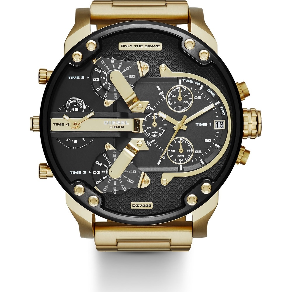 Diesel Montre pour hommes Acier inoxydable Montre