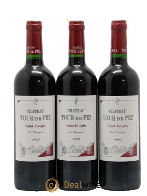Château Tour de Pez Cru Bourgeois  2007 - Lot de 3 Bouteilles