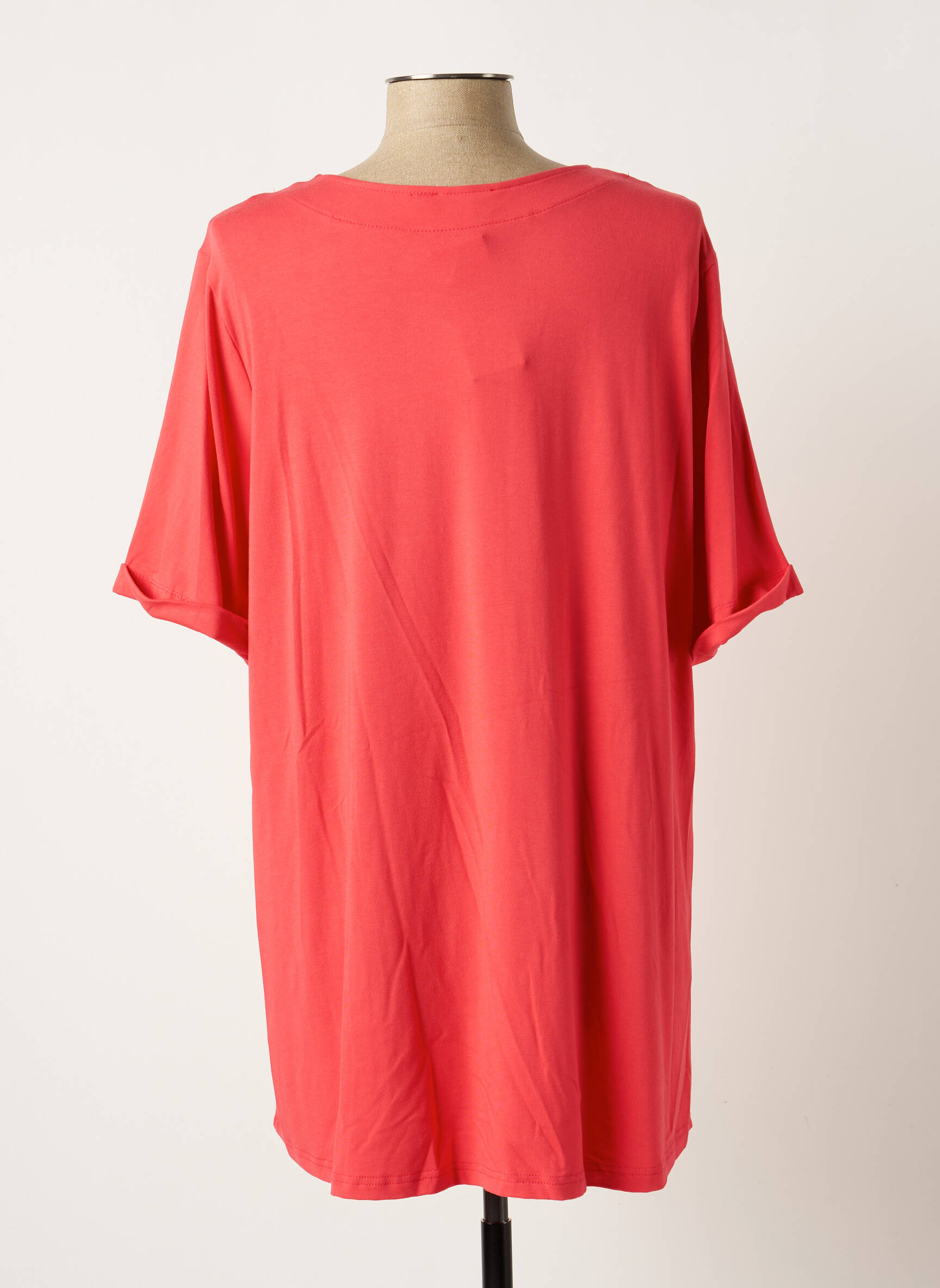 Leah Curve Tuniquemanchecourte Femme couleur rose