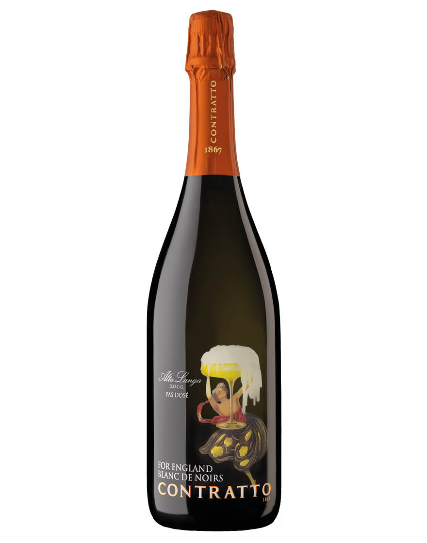 Alta Langa DOCG Pas Dosé Blanc de Noirs For England 2018 Contratto 0,75 ℓ