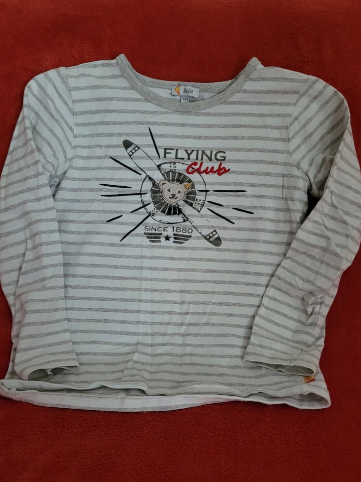 Steiff Longsleeve in Grau/ Creme günstig kaufen 122