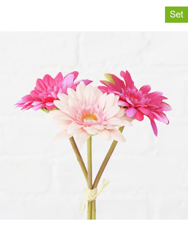 Boltze 2er-Set: Dekoblumen 
