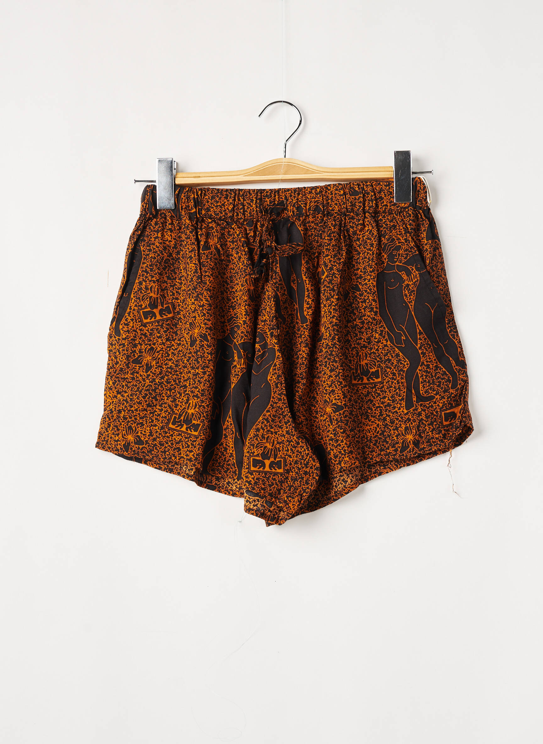 Obey Shorts 1 Femme couleur noir