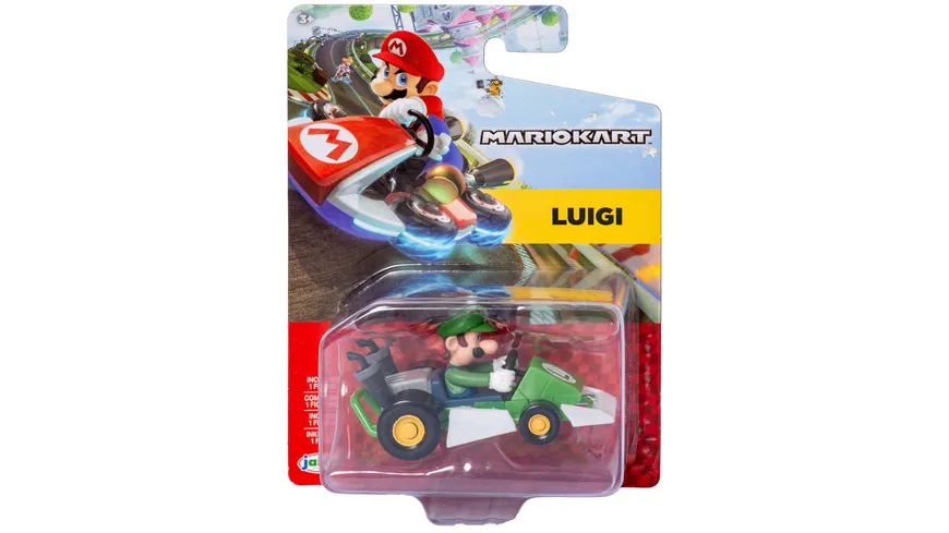 Super Mario - Racer Figur - Luigi