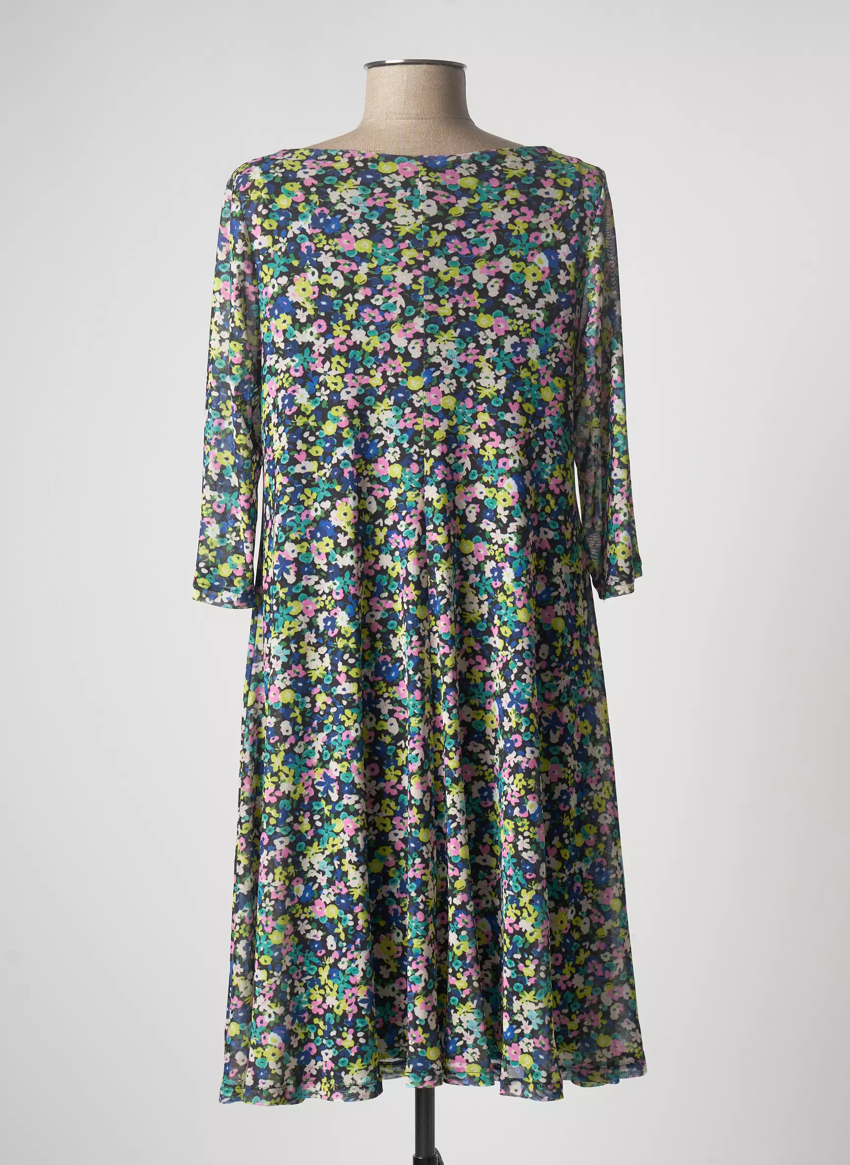 An Ii Vito Robes Mi Longues Femme couleur noir