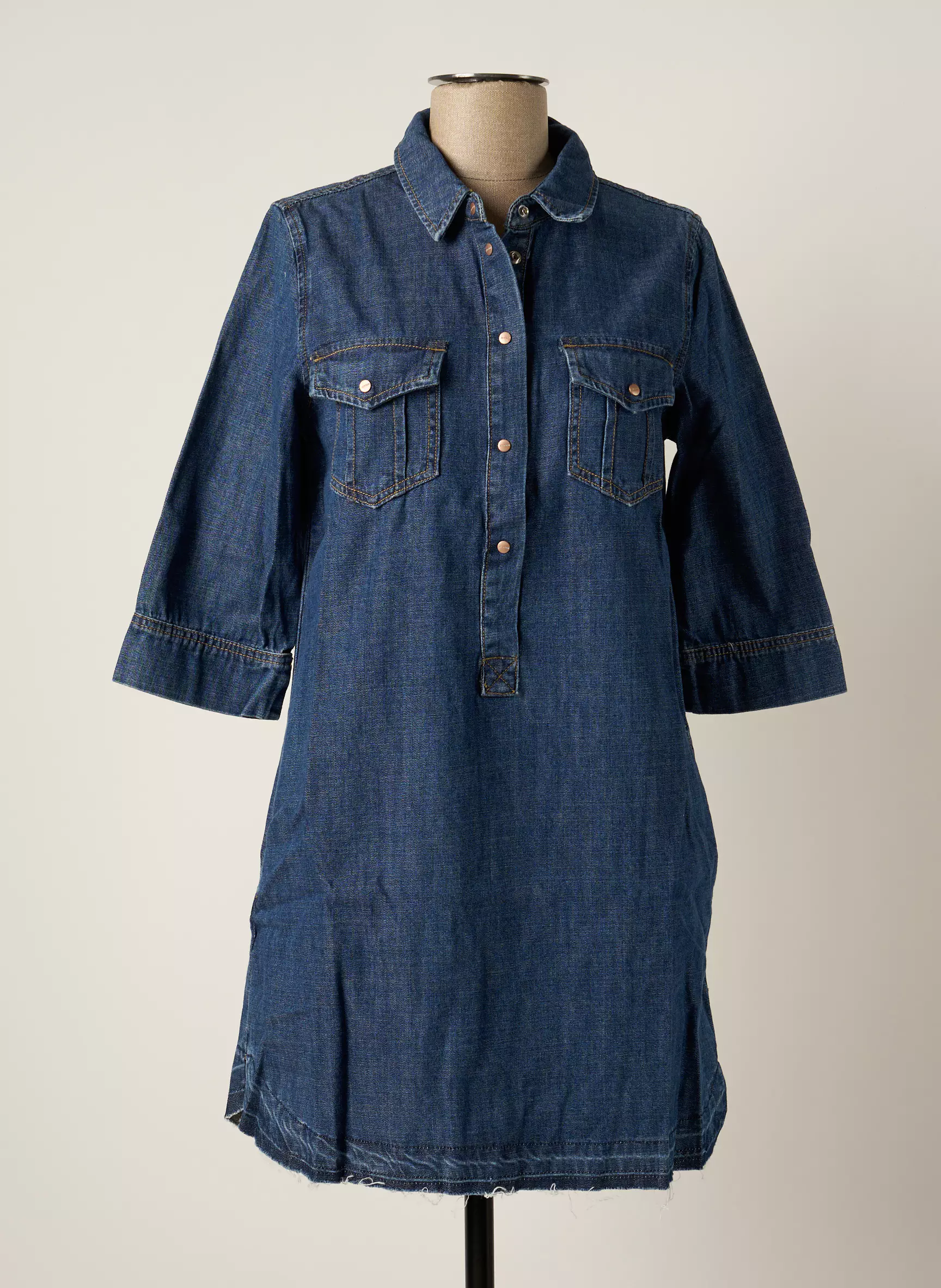 Jane Blue Robes Courtes Femme couleur bleu