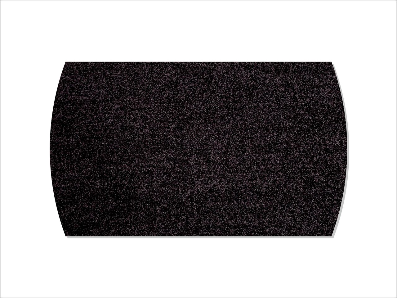 Keilbach Designprodukte Keilbach Schuhabstreifer, 145 x 85 cm, schwarz