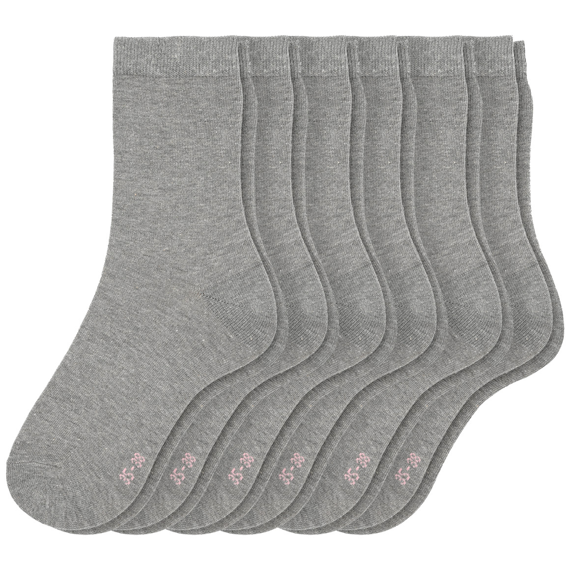 6 Paar Damen Socken meliert