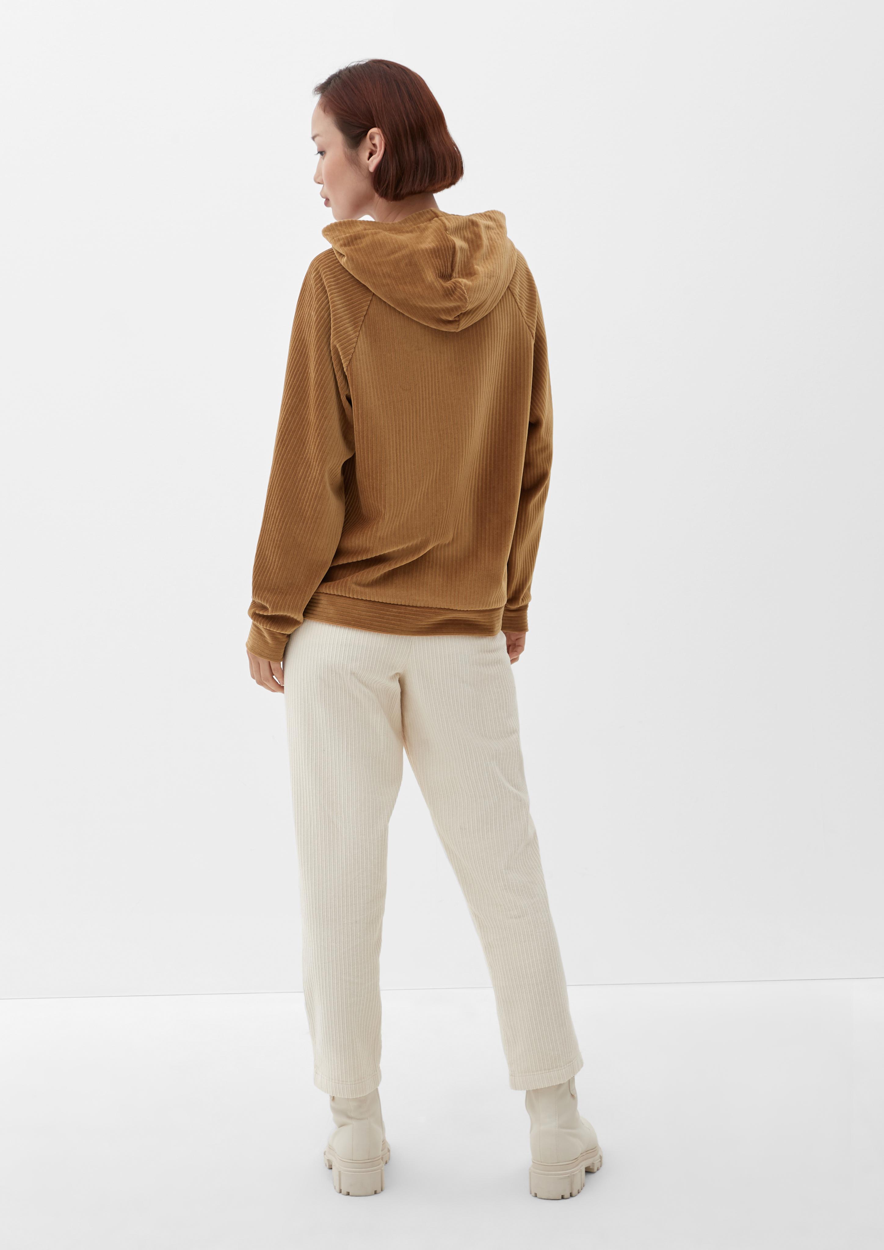 Kapuzensweatshirt aus Cord  2121938-8469