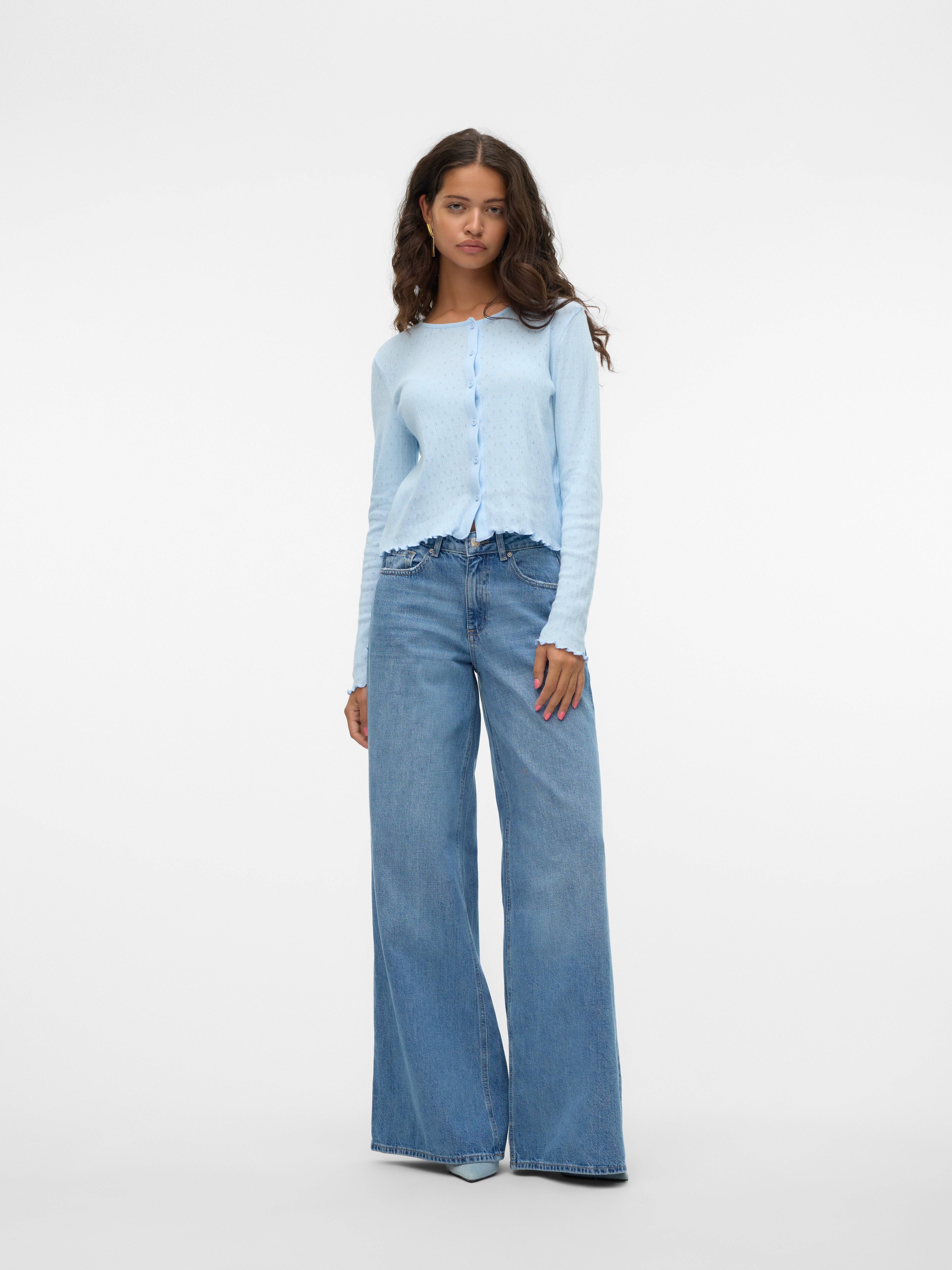 VMANNET Mid Rise Weit geschnitten Jeans