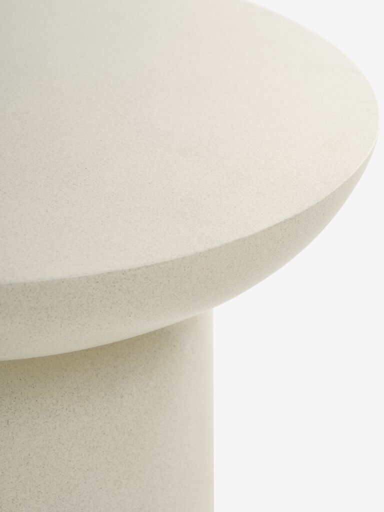 LYDUM LYDUM salongbord Ø60 gråbeige fibersement