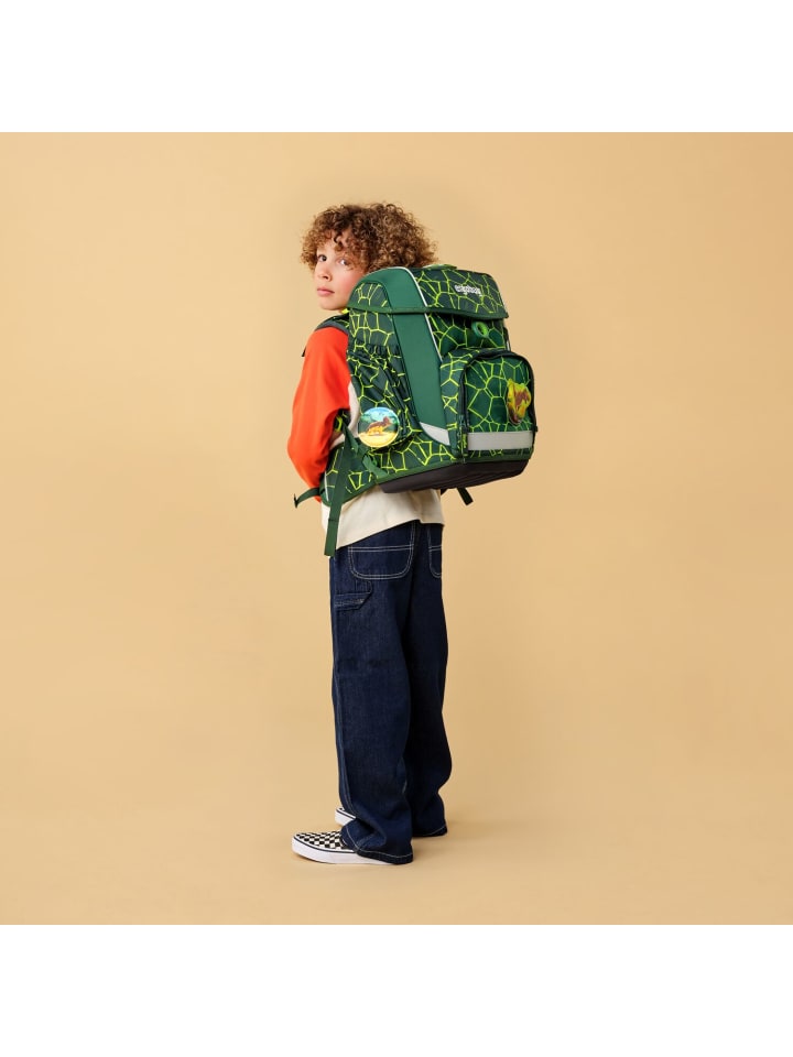 Ergobag Grundschulranzen-Set CUBO BärRex 5-tlg. in Grün günstig kaufen onesize