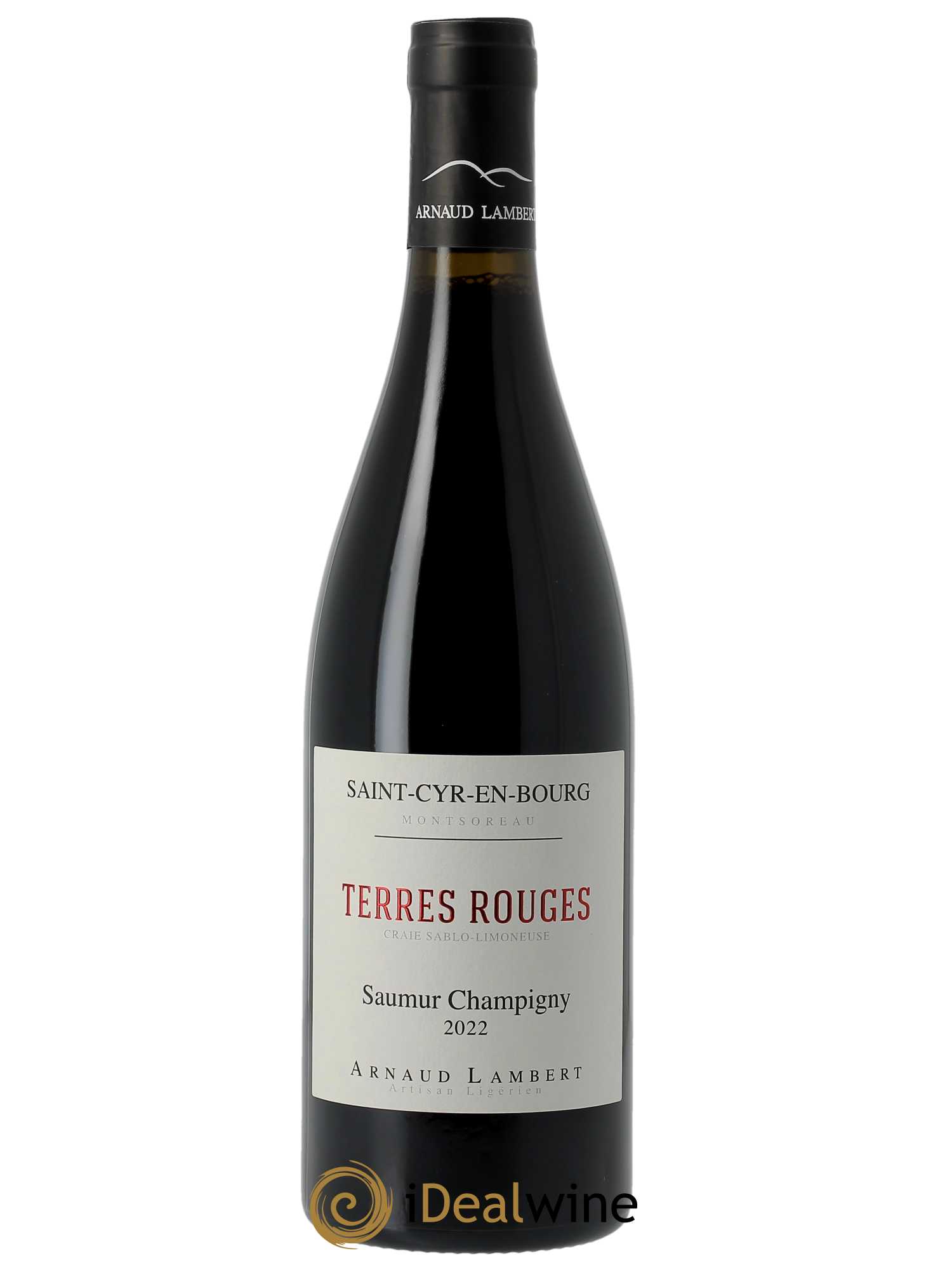 Saumur-Champigny Les Terres rouges Arnaud Lambert  2022 - Lot de 1 Bouteille