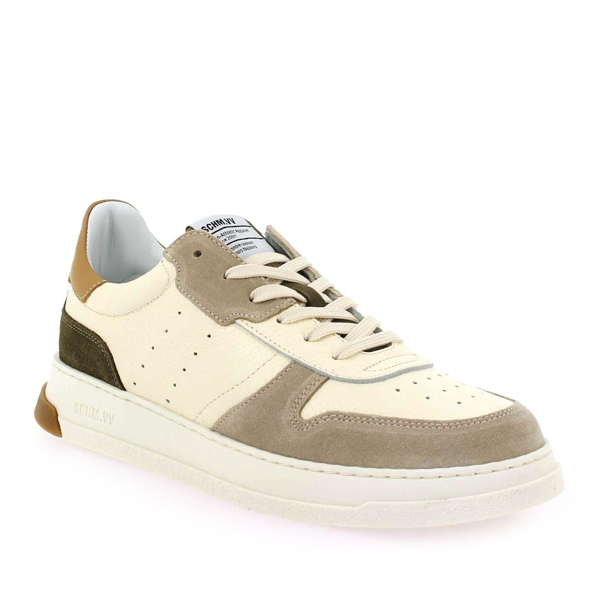 Schmoove  ORDER SNEAKER H22 - Écru Kaki
