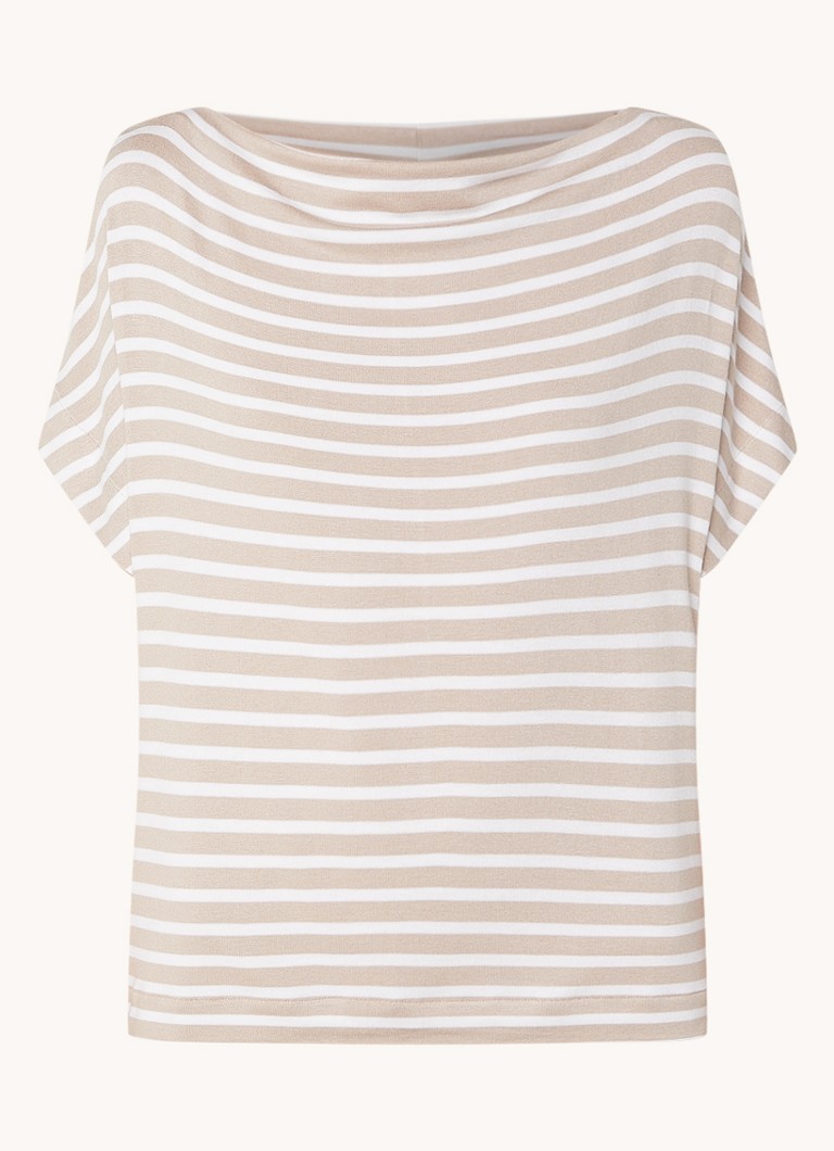Top Phase Eight Carina a righe e elasticizzato