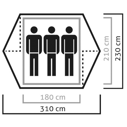 Salewa - Denali III Tent - 3-Personen Zelt