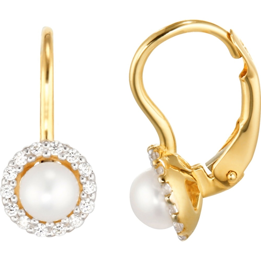 Valeria Boucles d'oreilles 375 Or jaune Boucles d'oreilles