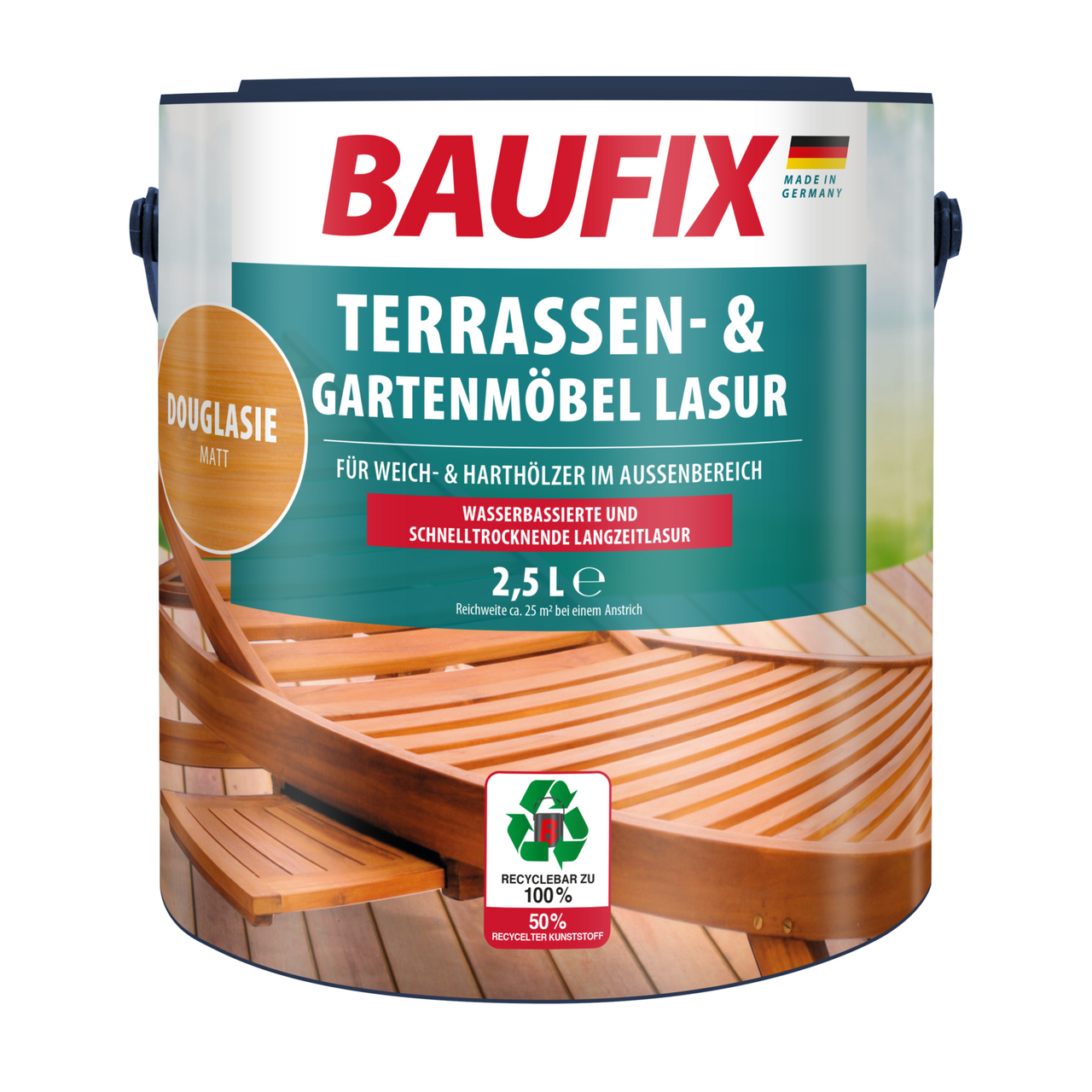 Baufix Terrassen- und Gartenmöbel-Lasur douglasie