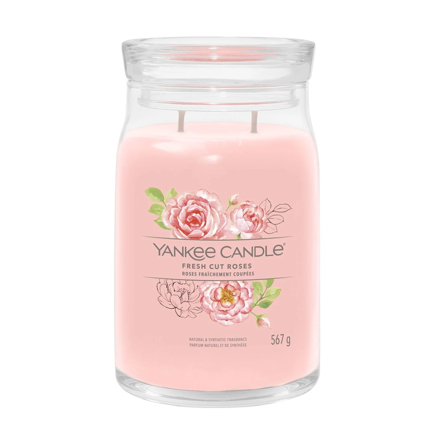 Świece w słoikach Signature Jar Candles Fresh Cut Roses - Candela Fumata