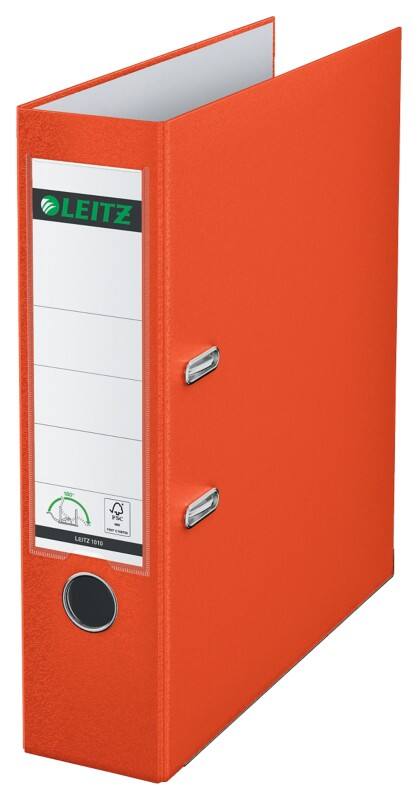 Leitz 180° Ordner DIN A4 82 mm Hellrot 2 Ringe 1010 PP (Polypropylen) Hochformat