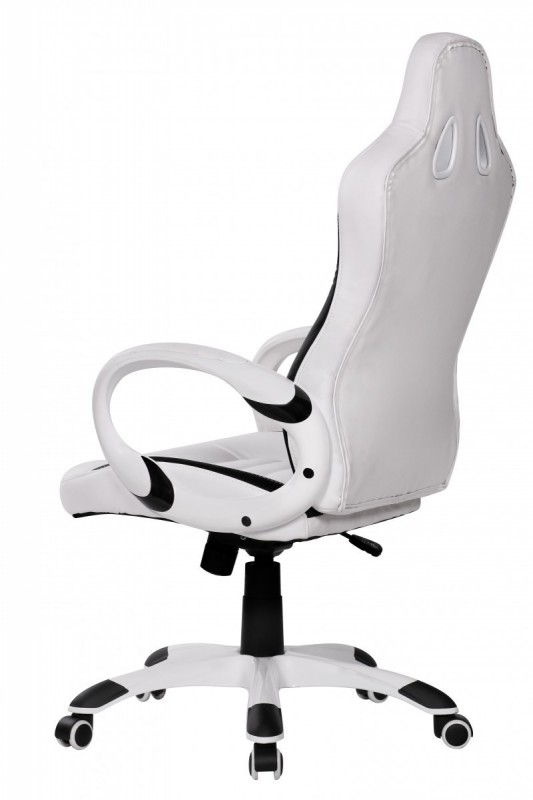 Amstyle Chefsessel Sport, Weiß