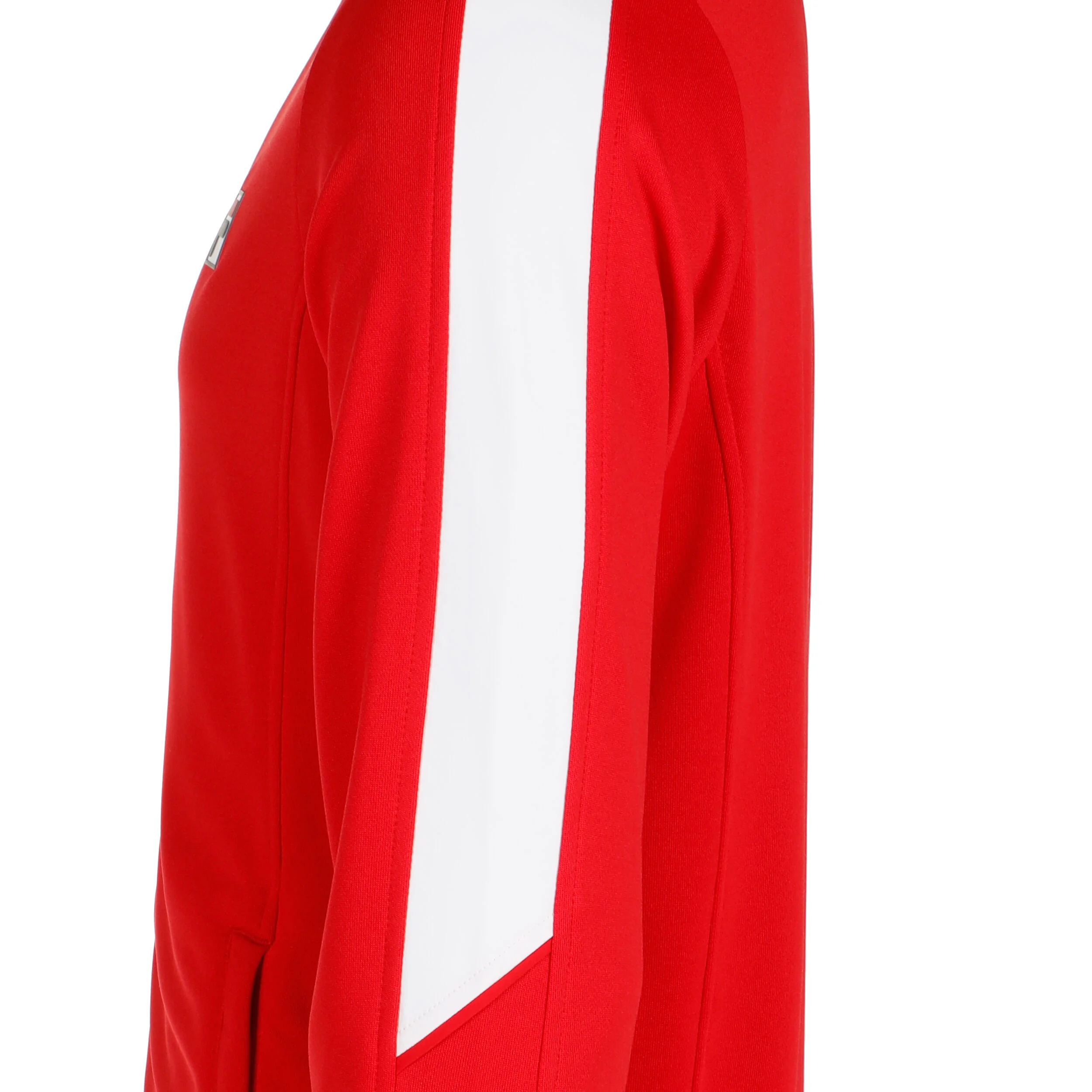 Manuel Trainingsjacke Herren - Rot, Weiß