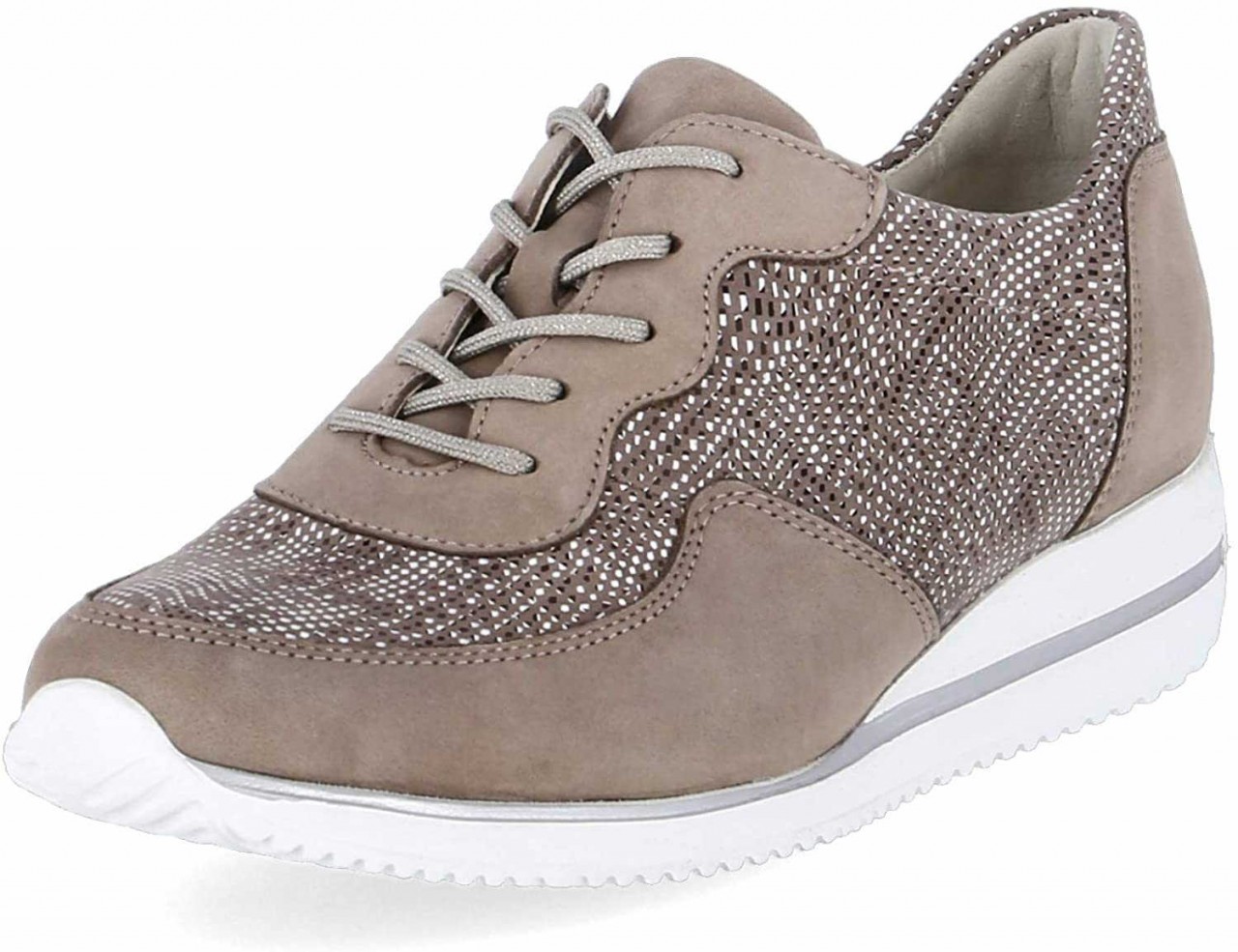 WALDLÄUFER Komfort Schnürer beige