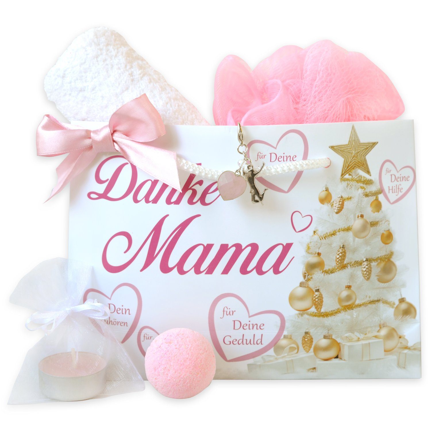 vitamedes Pflege-Set Weihnachtsgeschenkset 15 tlg. Danke Mama, 12-tlg.