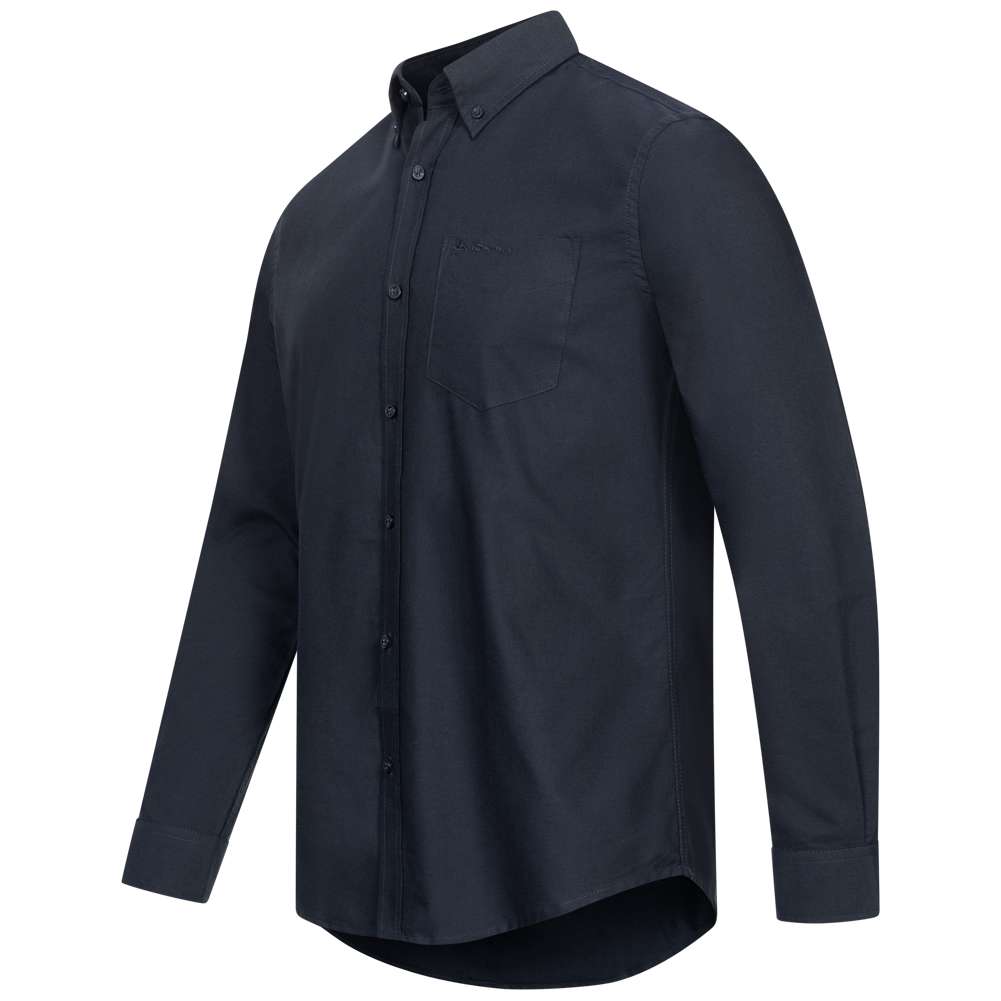 BEN SHERMAN Oxford Herren Langarm Hemd 0076260-DARK NAVY