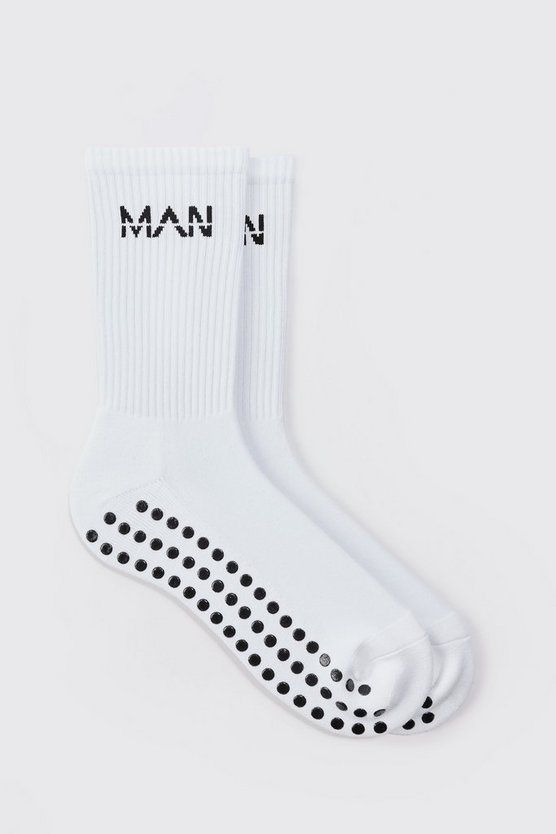 Man Active Trainings Grip Rundhals Socken