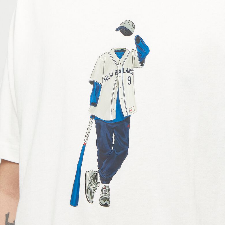New Balance Athletics Relaxed Basketball T-Shirt sea salt