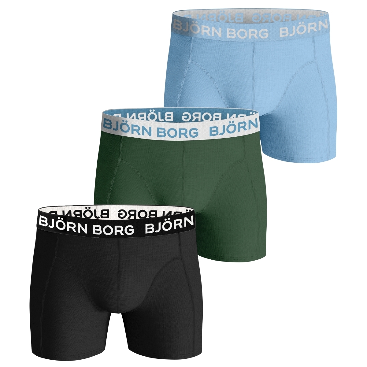 Björn Borg Essential Boxer 3er Pack Boxershorts multicolor