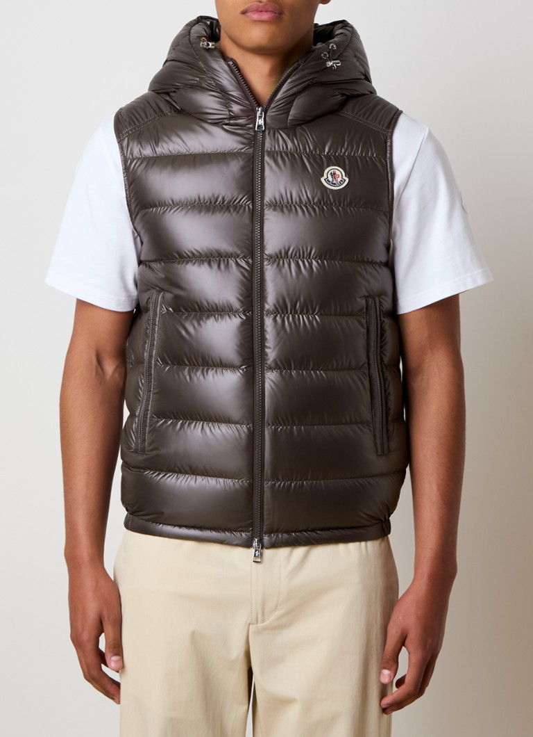 Vestă matlasată Moncler Barant cu logo
