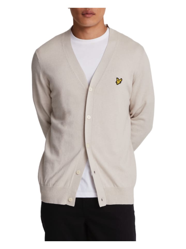 Lyle & Scott Cardigan in Beige günstig kaufen M