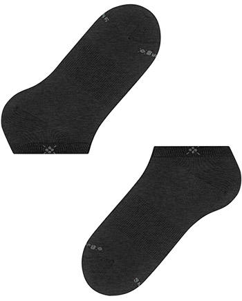 Burlington, Sneakersocken, Baumwolle, graphit