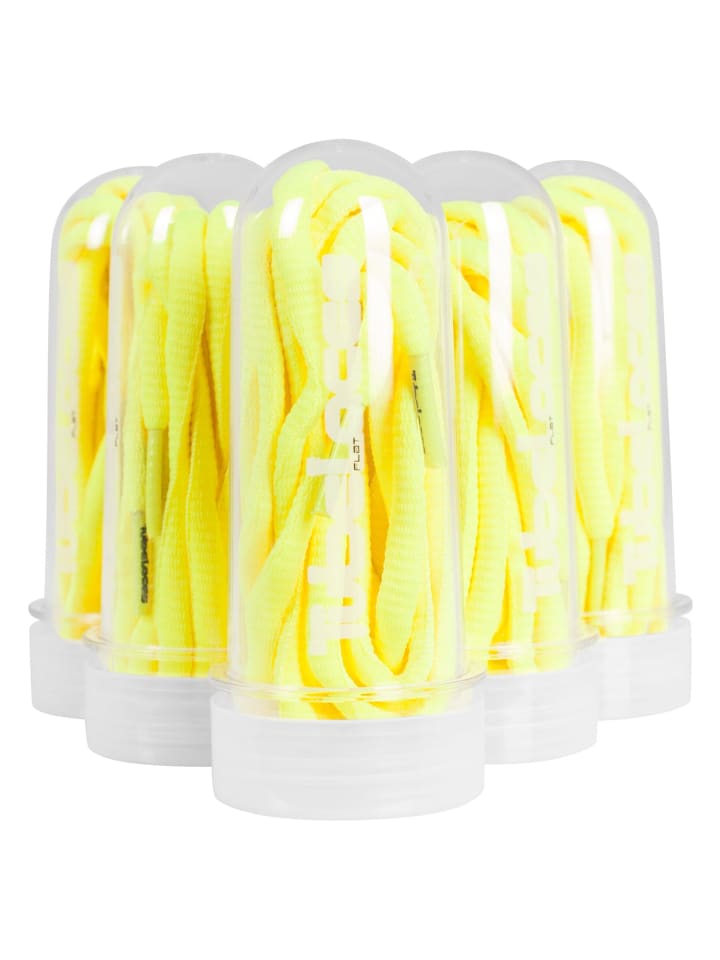 TubeLaces TubeLaces Schnürsenkel in neonyellow günstig kaufen onesize