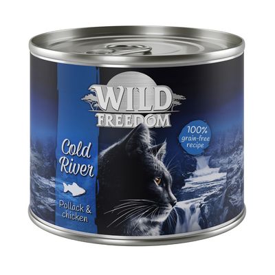 Wild Freedom Probierpaket: 400 g Trockenfutter + 6 x 200 /  70 g Nassfutter