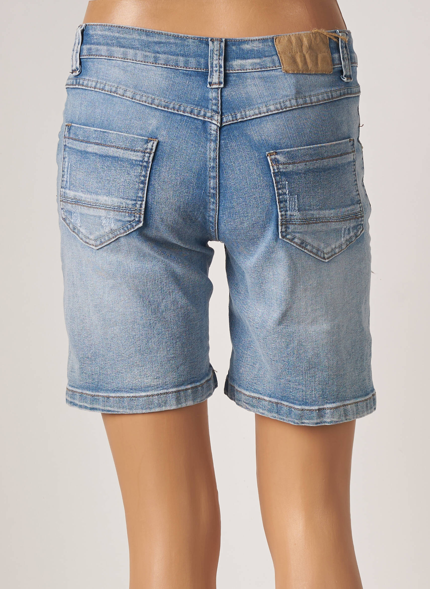 Naiif Bermudas Femme couleur bleu