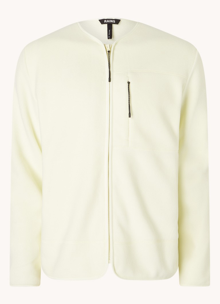 Fleece rain jacket with side pockets - unisex
