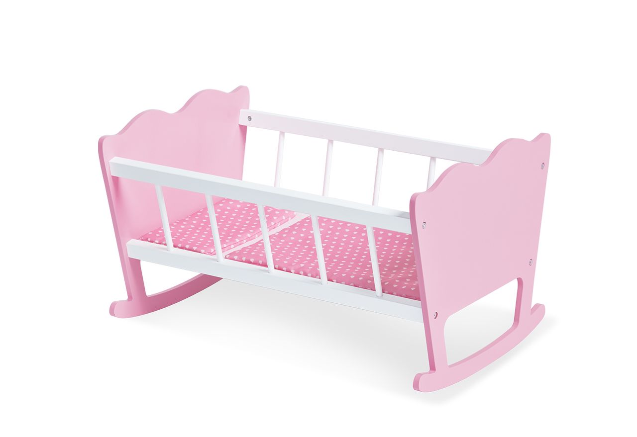 Pinolino Kinderträume Pinolino Puppenwiege Jasmin komplett, 4-tlg.