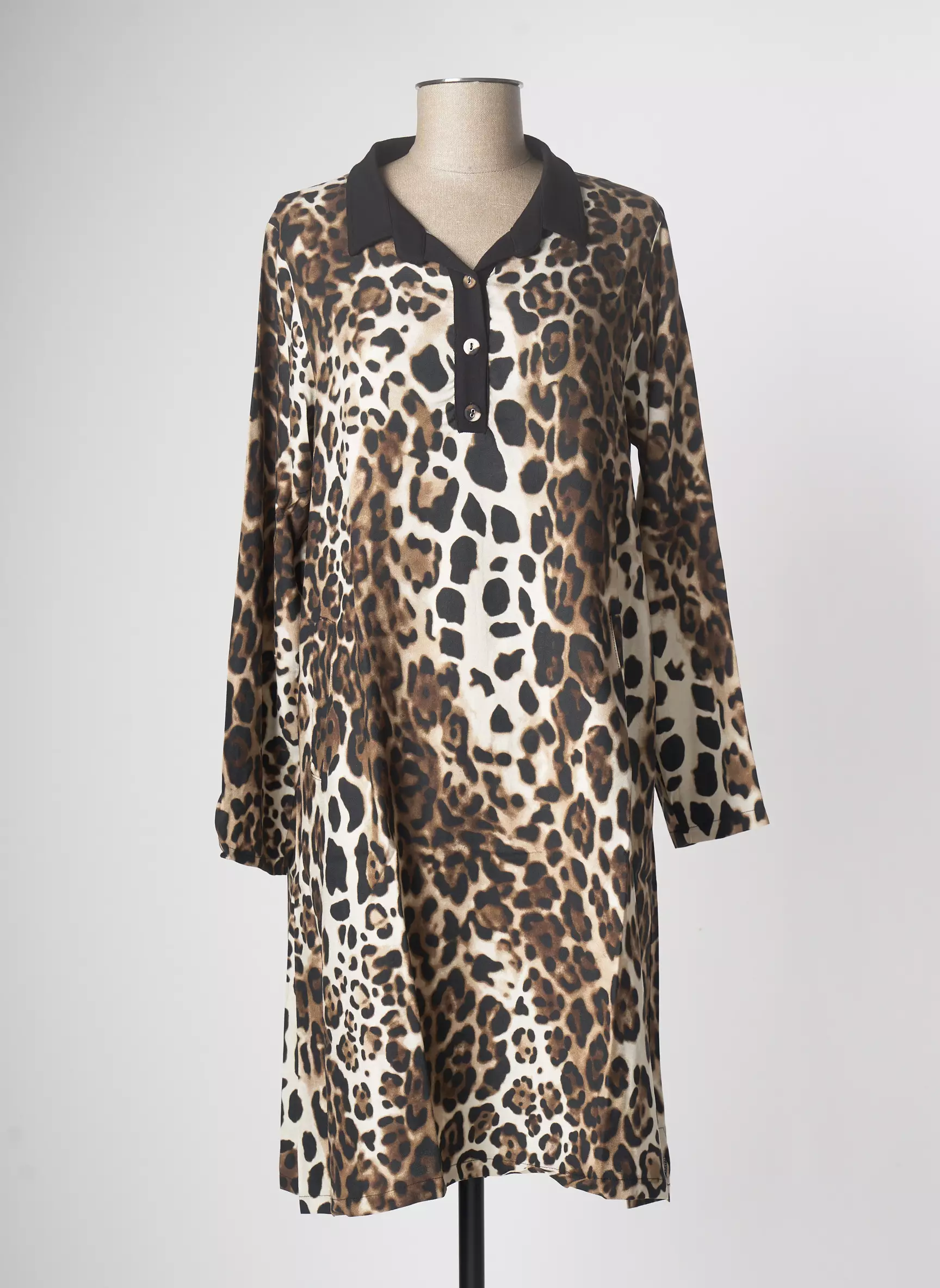 G Oze Robes Mi Longues Femme couleur marron