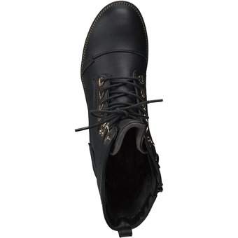 Mustang Schnürstiefelette in schwarz