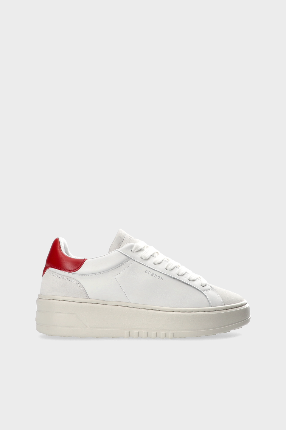 CPH72 leather mix white/red