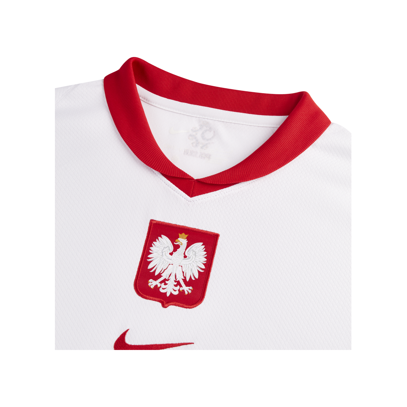 Nike Polen Trikot Home Kids Weiss Rot Rot F100