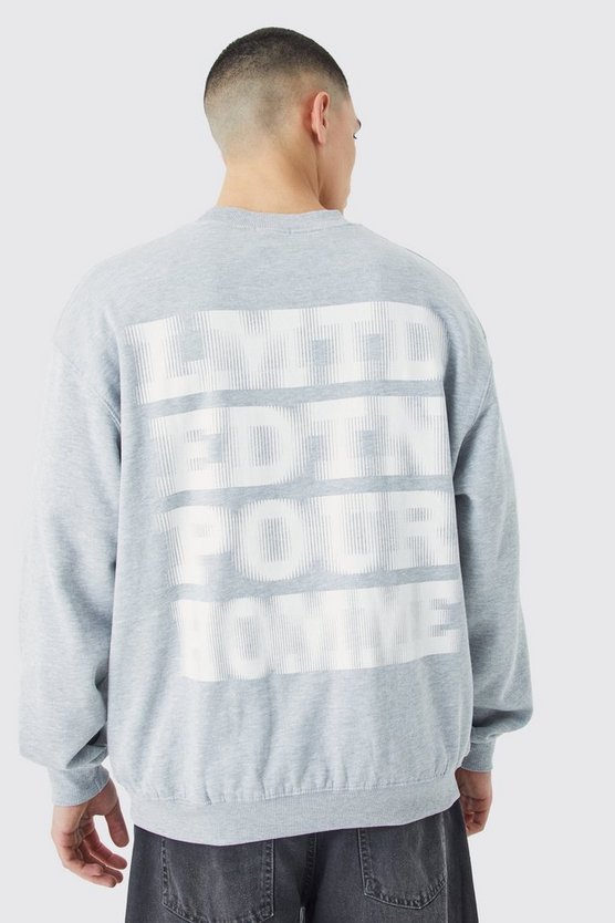Oversize Sweatshirt mit Print