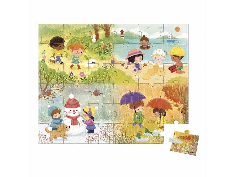 puzzle les saisons 36 pieces