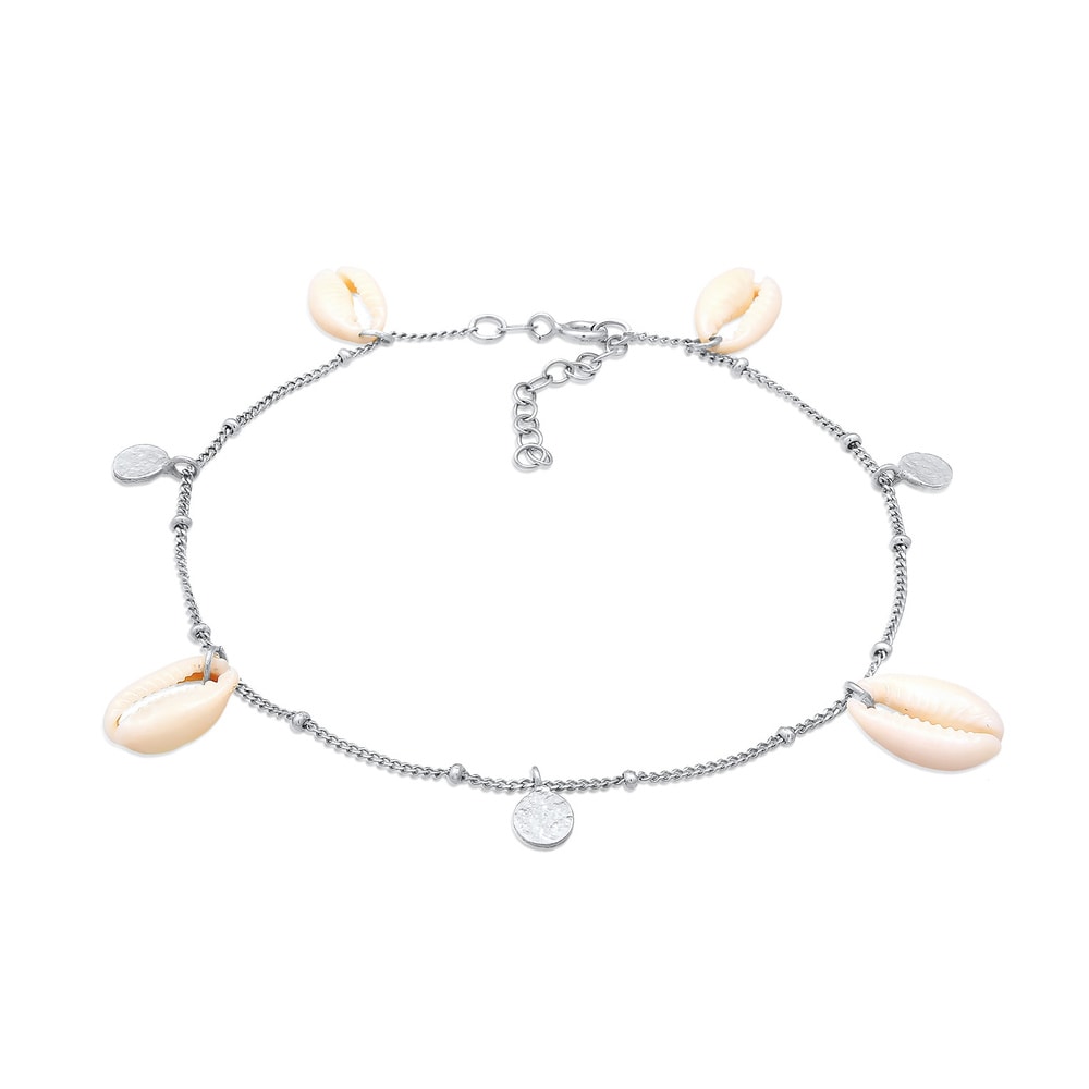 Elli Elli Bracelet de Cheville Femmes bracelet de cheville plaquette pendentif maritim Bijoux