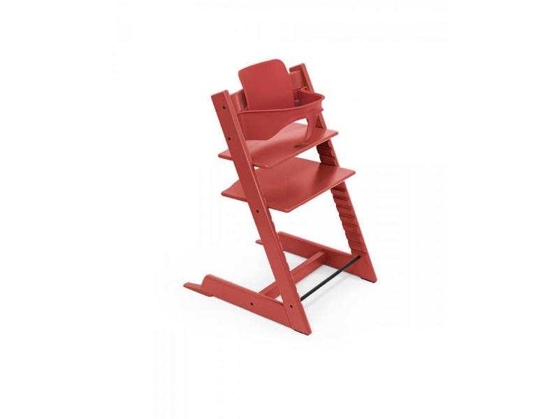 Chaise Tripp Trapp Warm red et Babyset